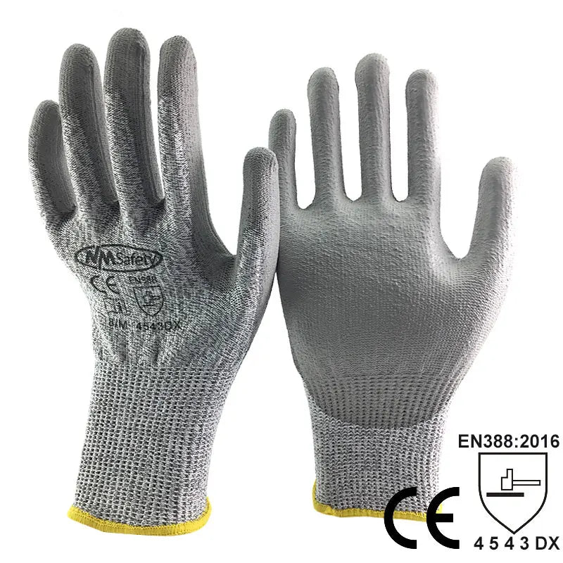 NMSafety Anti-stab Safety Protection Glove with HPPE Lining Resist 