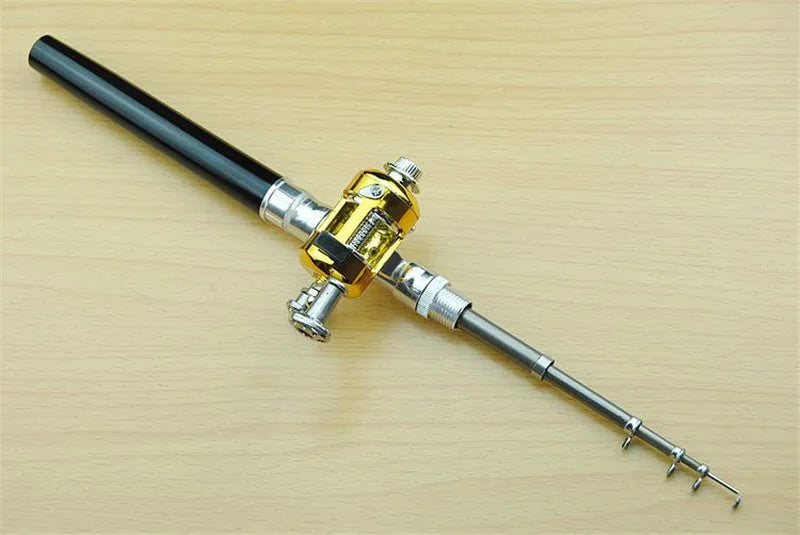 Mini Portable Pocket Telescopic Fishing Rod Pen Shape 