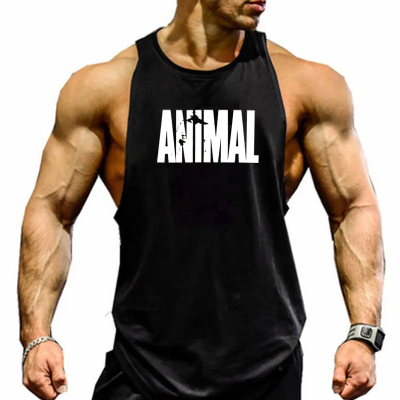 Men's Cotton Sleeveless Shirt Workout Tank Tops 