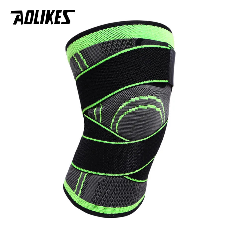AOLIKES-rodillera protectora profesional para deportes, 1 unidad, rodillera de v