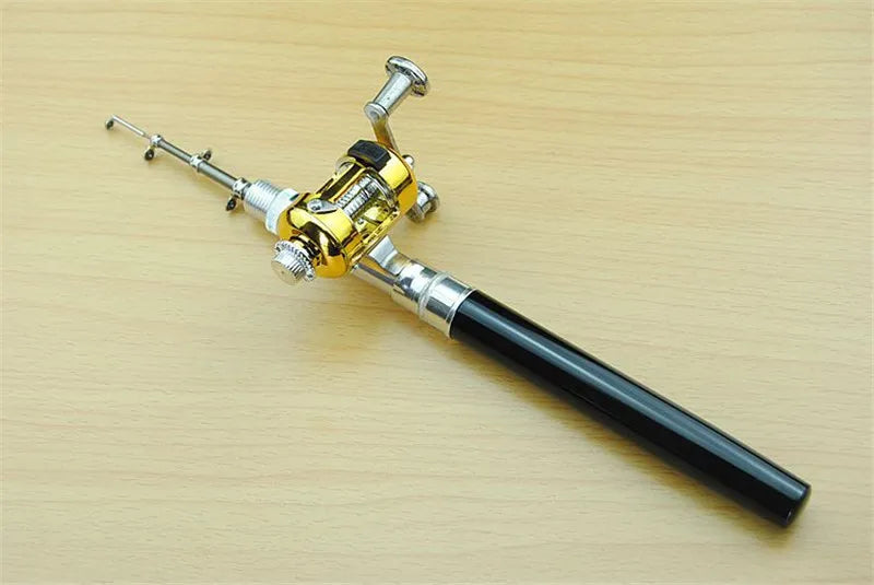 Mini Portable Pocket Telescopic Fishing Rod Pen Shape 