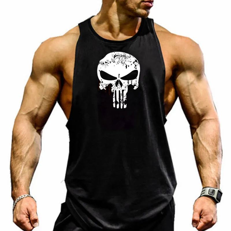 Men's Cotton Sleeveless Shirt Workout Tank Tops 