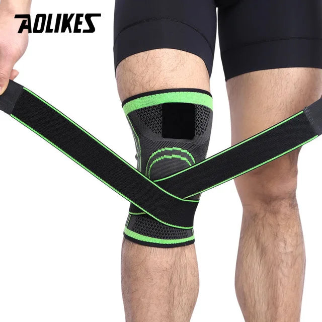 AOLIKES-rodillera protectora profesional para deportes, 1 unidad, rodillera de v