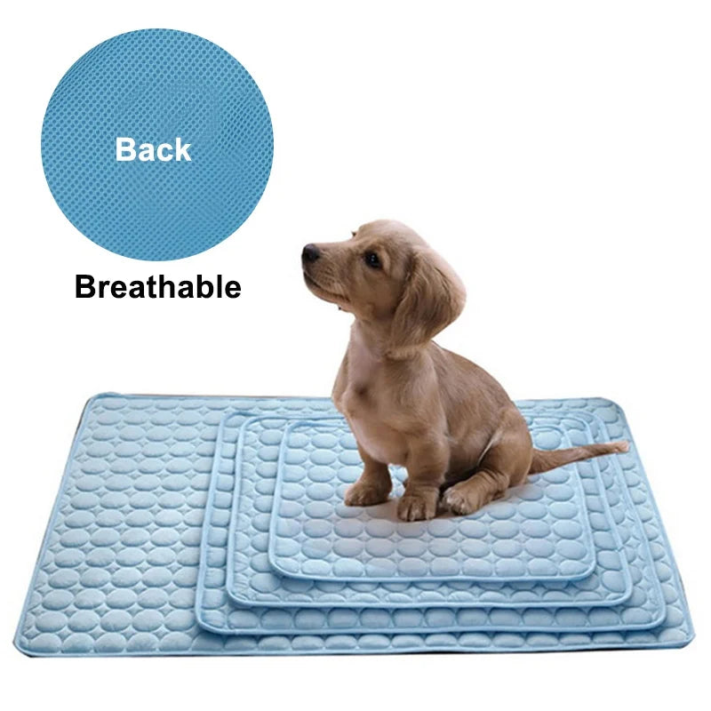 Breathable Pet Dog Cat Mat Cooling Dog Blanket 