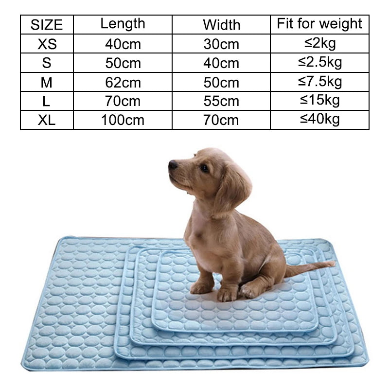 Breathable Pet Dog Cat Mat Cooling Dog Blanket 