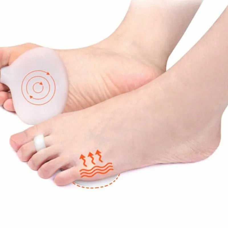 Gel Pad for Sensitive Feet, Silicone Gel Pads for Met 