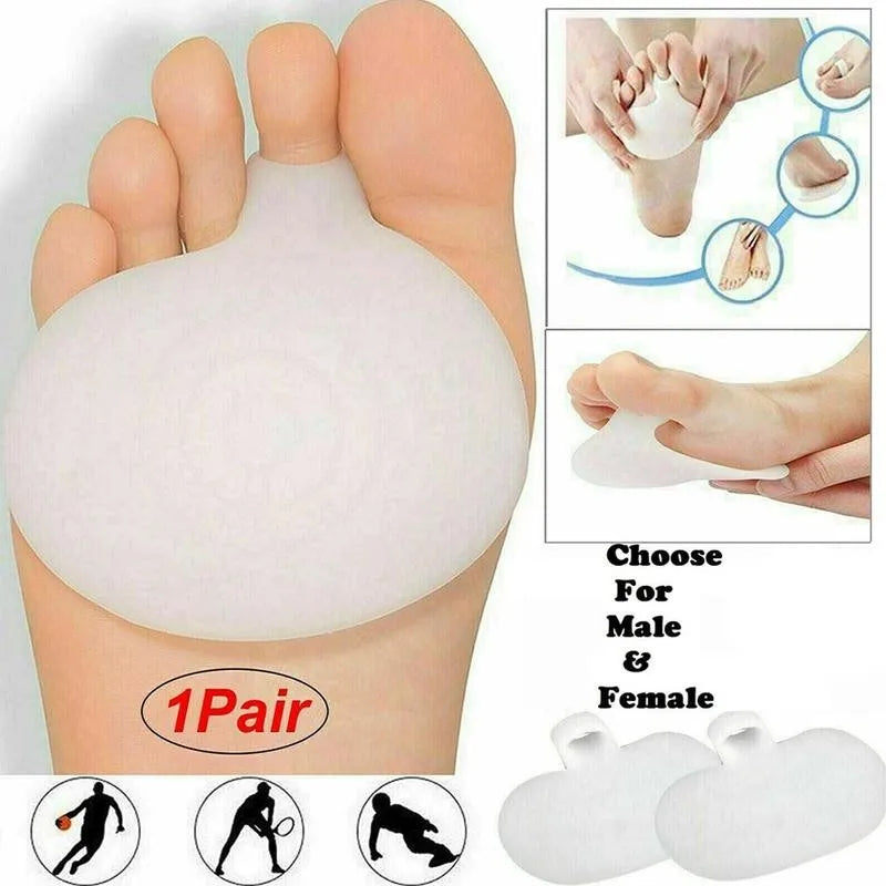 Almohadilla de Gel para pies sensibles, almohadillas de Gel de silicona para met