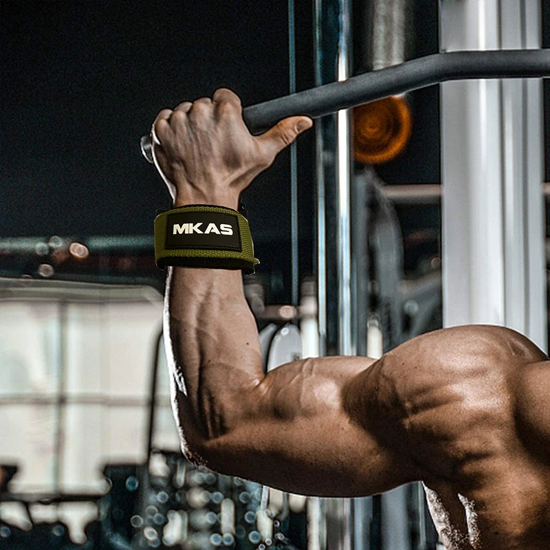 Weight Lifting Wrist Strap Support Bodybuilding Dumbbells ru 