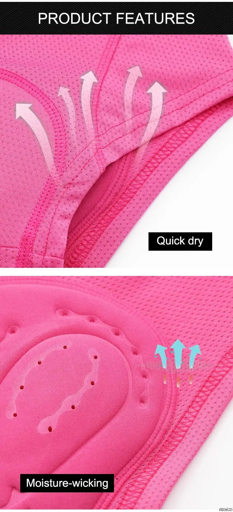WOSAWE-pantalones cortos de ciclismo para mujer, ropa interior transpirable con