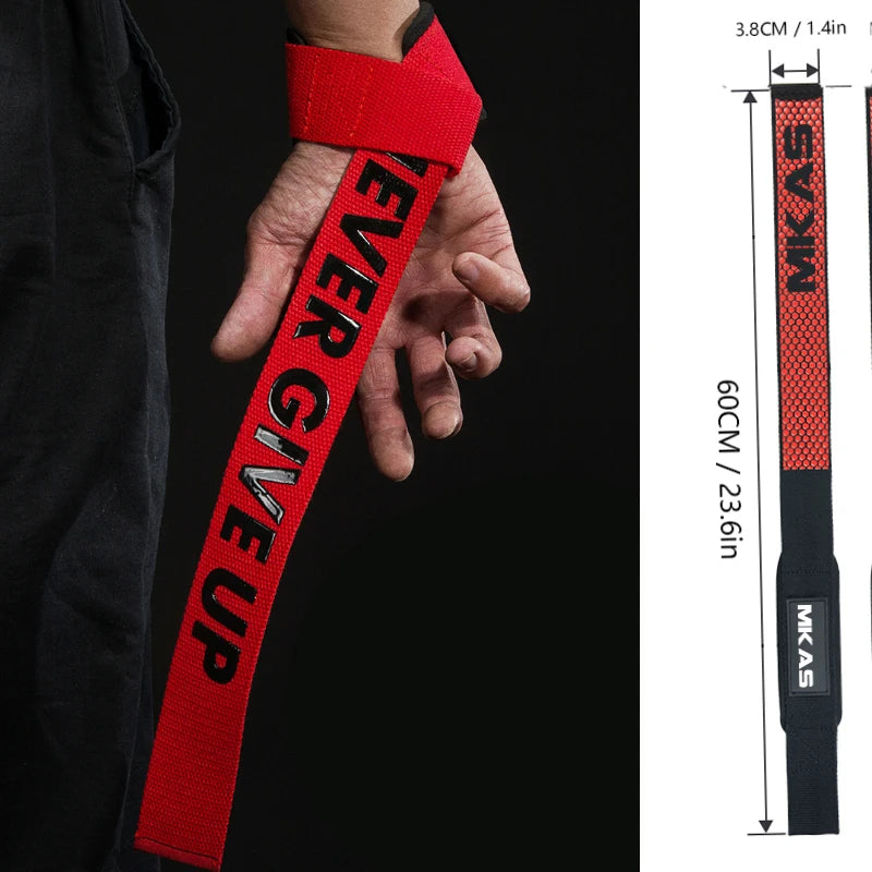 Weight Lifting Wrist Strap Support Bodybuilding Dumbbells ru 