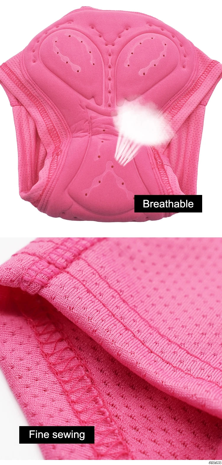 WOSAWE-pantalones cortos de ciclismo para mujer, ropa interior transpirable con