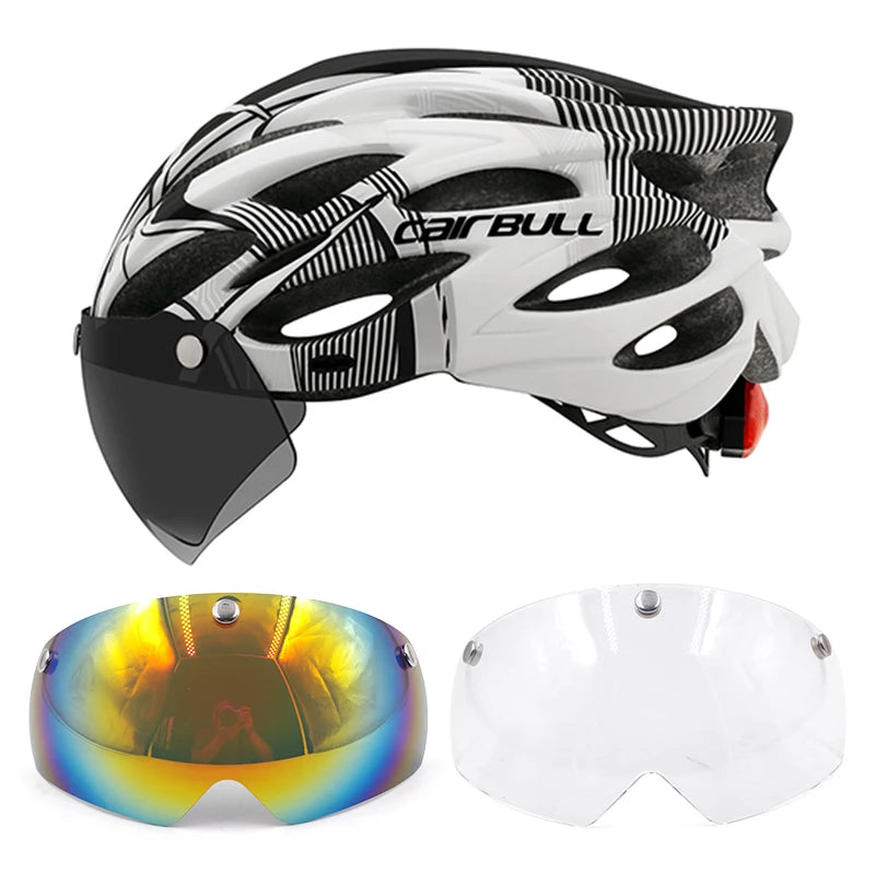 Casco ligero para bicicleta para hombre y mujer, protección de cabeza para cicl