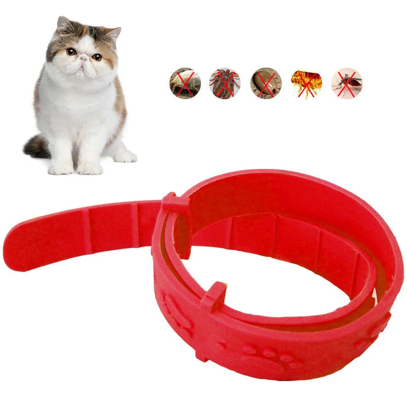 Collar antipulgas para mascotas, insecticida para mosquitos, ajustable, para ext