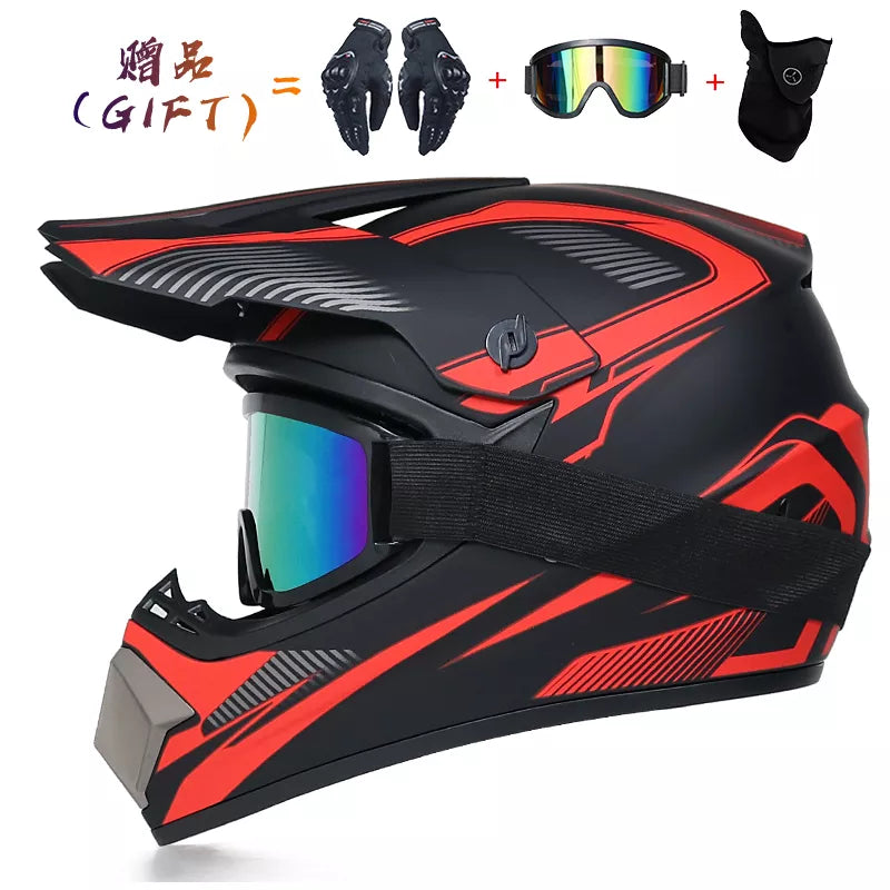 Free shipping 3 pieces of motorcycle helmet gift off-road helmet for boy