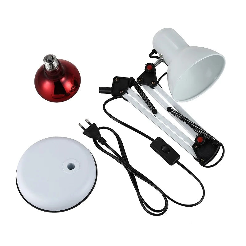 lampara infrarroja fisioterapia por calor 110-240V, 100W, para reumatismo, cuida