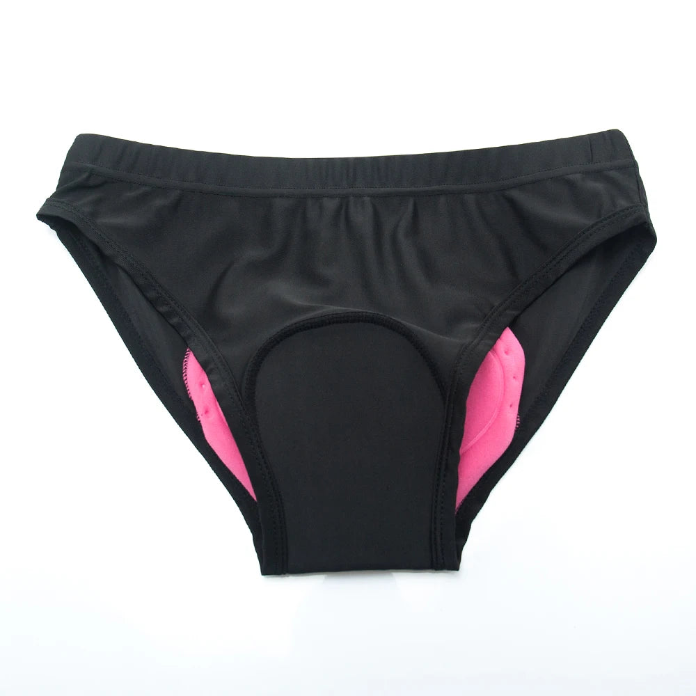 WOSAWE-pantalones cortos de ciclismo para mujer, ropa interior transpirable con