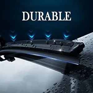 Escobillas de limpiaparabrisas para coche, gancho Universal de goma suave sin ma