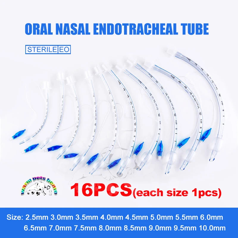 Endotracheal tube with disposable cuff, endotracheal intubation ID 2.5-10mm, 