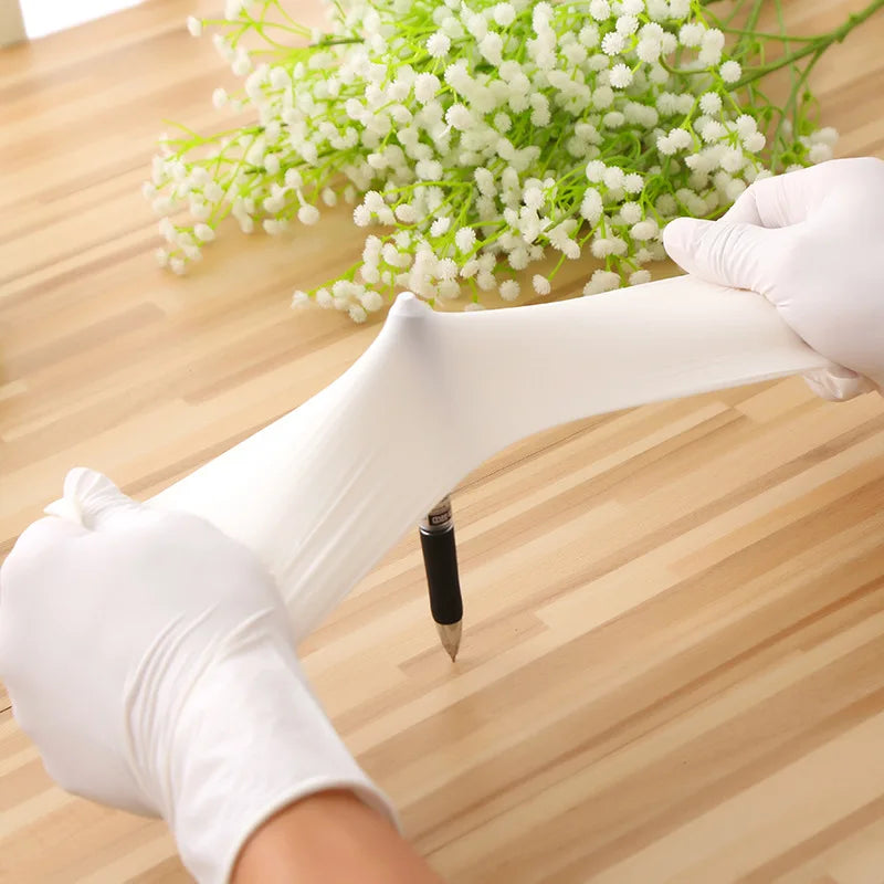 Disposable Nitrile Work Gloves Latex Washing Gloves 