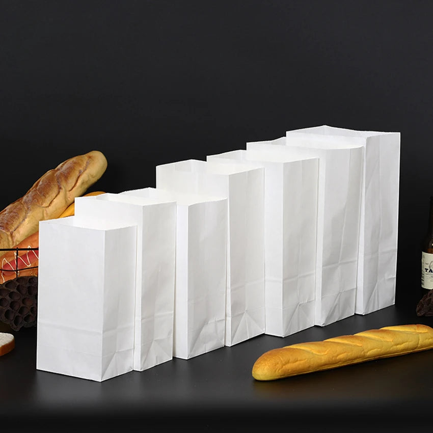 Bolsa de papel kraft para fiestas y bodas, paquete pequeño de regalo, sándwich