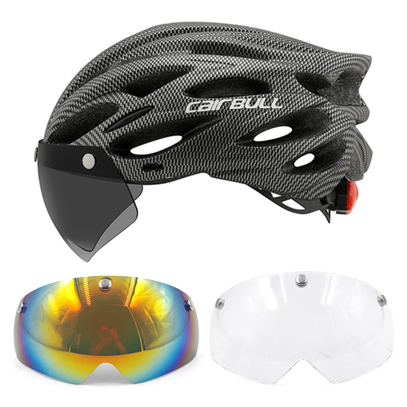 Casco ligero para bicicleta para hombre y mujer, protección de cabeza para cicl