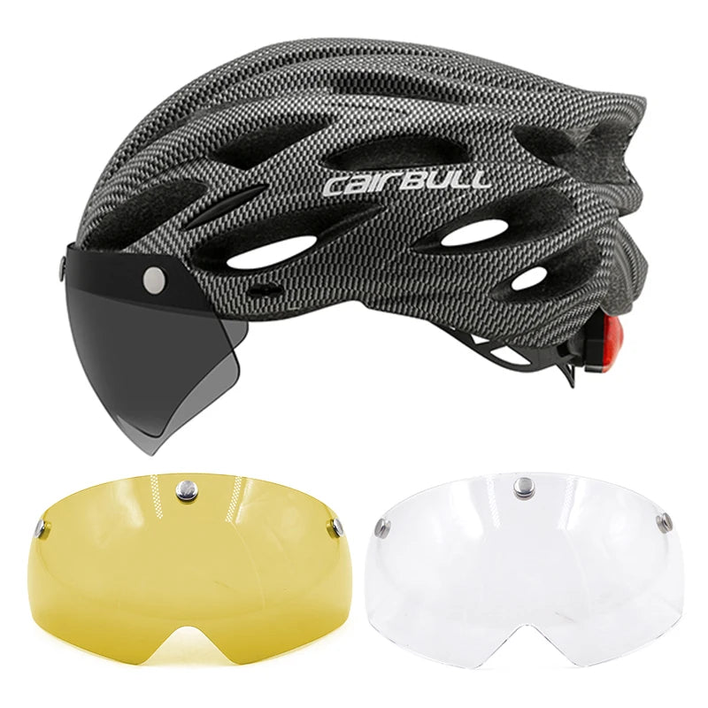 Casco ligero para bicicleta para hombre y mujer, protección de cabeza para cicl