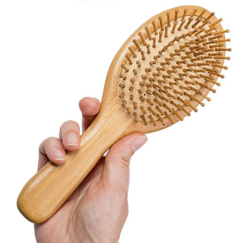 Peine de madera profesional, cojín de paleta saludable, cepillo de masaje para