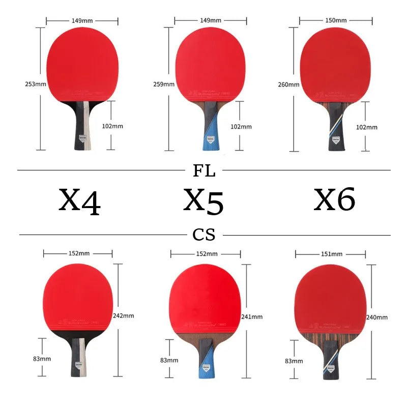 KOKUTAKU Professional ITTF 4/5/6 Star table tennis racket m table tennis racket 