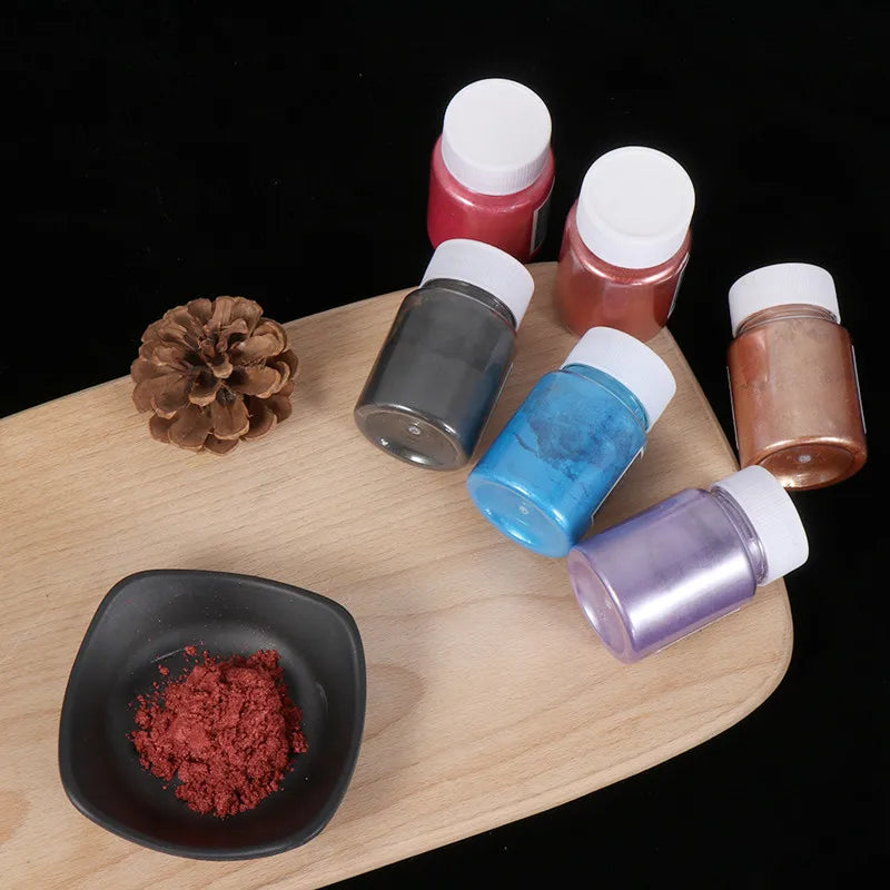 Tintura dorada y plateada, purpurina en polvo para Mousse, pastel, Macaron, Choc