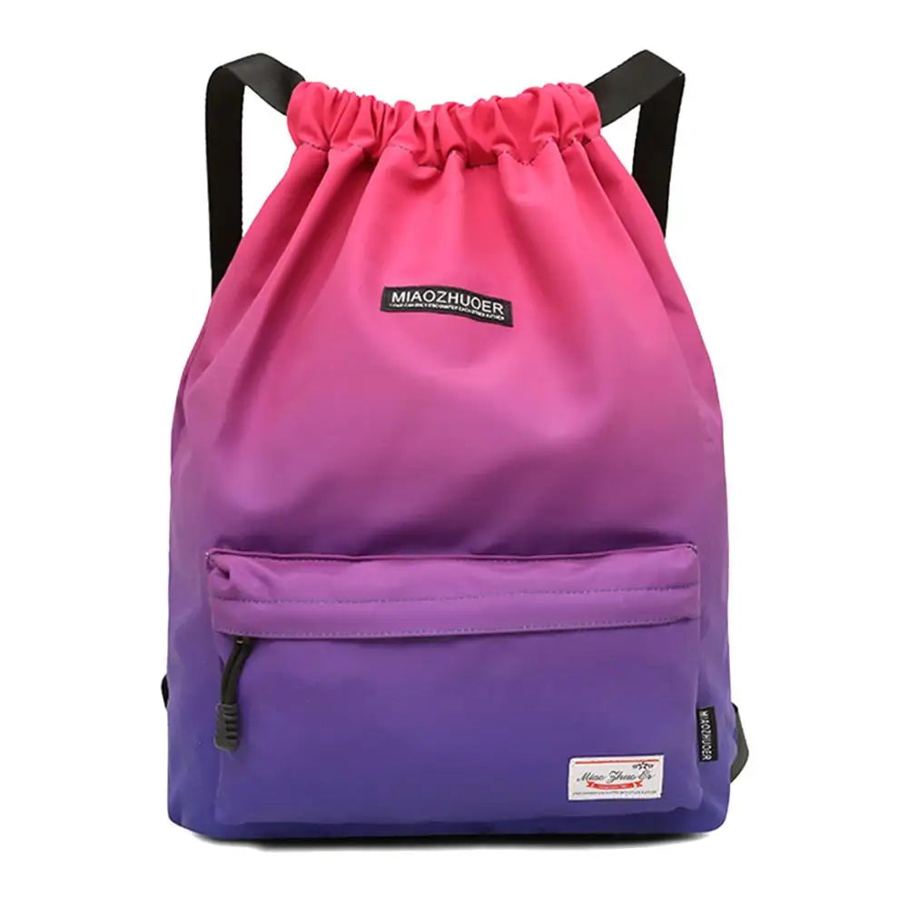 Mochila de deporte para gimnasio, bolsa deportiva impermeable con cordón perfecta para actividades en el exterior, accesorio ideal para entrenamiento, fitness y natación, para verano