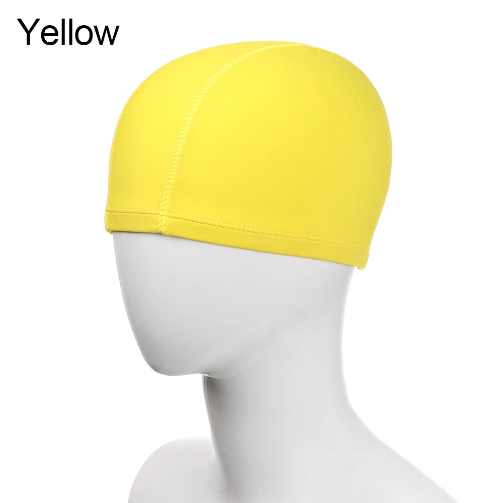 Men Women Nylon Turban Adult Diving Cap Swimming Caps 