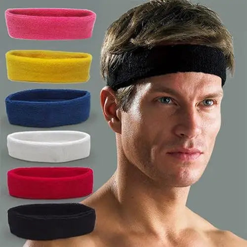 Women Men Sports Headband Elastic Hair Band Yoga Hair Bands 