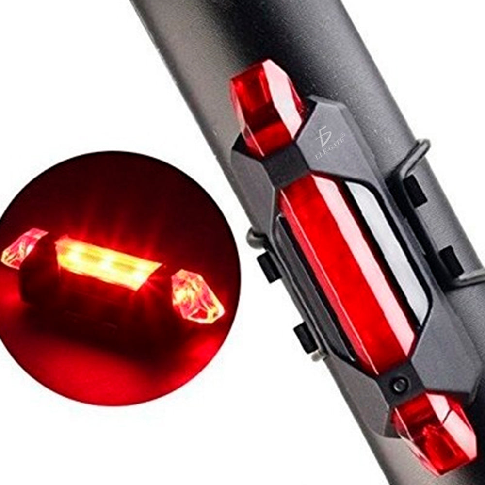 Red Led Bike Light Splashes Colors