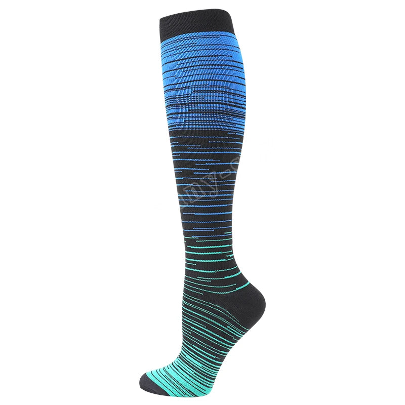 Running Compression Stockings Marathon Hiking Sports Socks 