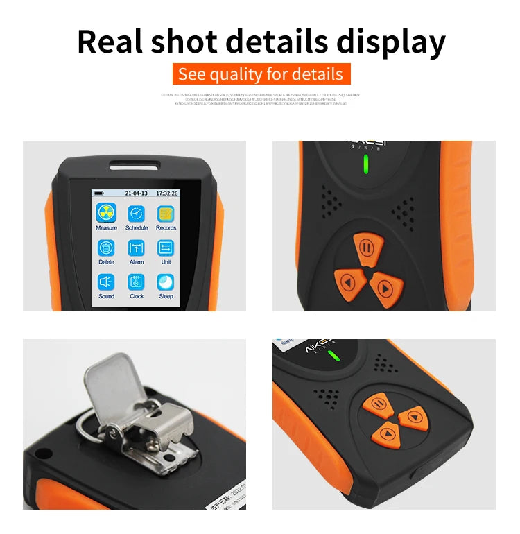 Geiger-Detector de radiación Nuclear, contador de rayos X, Beta Gamma, dosímet