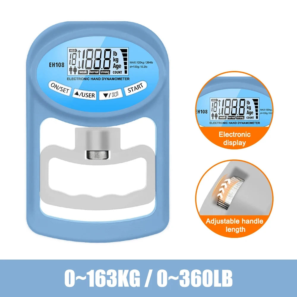 Digital handheld dynamometer for strength training electronic meter 