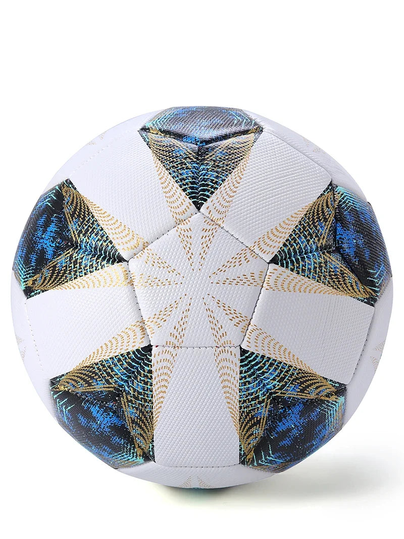 Standard size 5 soccer ball, machine sewn soccer ball, p