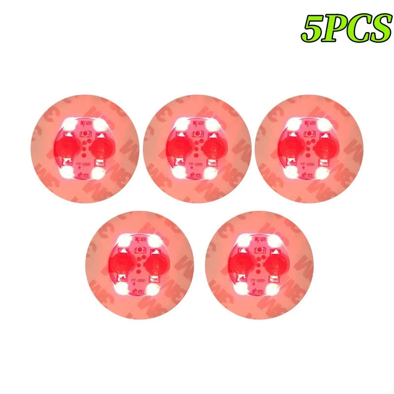 Luces LED para posavasos, decoración luminosa de 5/10/30 piezas para Bar, KTV,