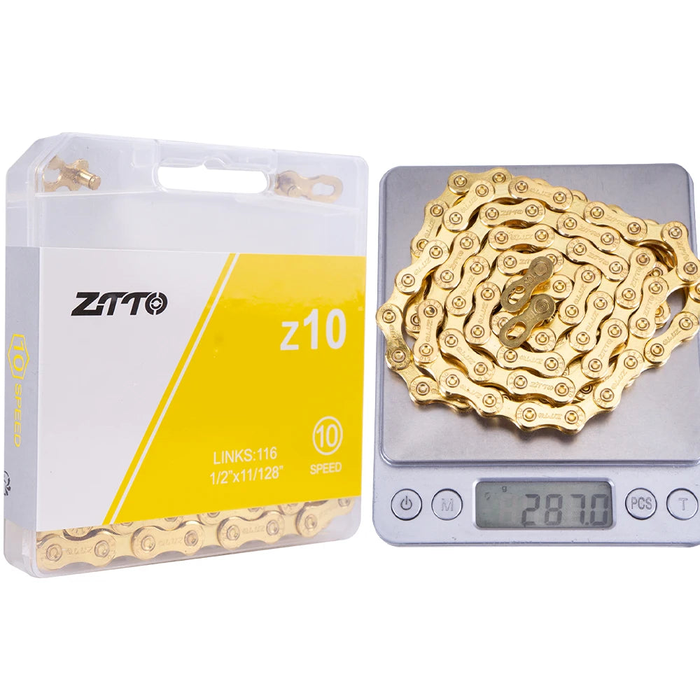 ZTTO-Cadena de bicicleta de 10, 11 y 12 velocidades, 10s, 11s, 12 s SLR, totalme