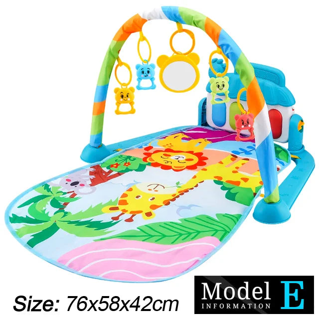 Soporte de Fitness para bebé, juego de música, juguetes de actividades de gimn