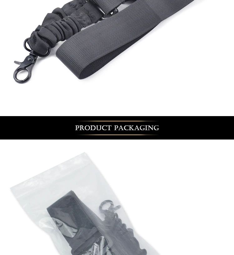 Correa de hombro para pistola de un solo punto, cinturón ajustable, accesorios de caza al aire libre, cuerda elástica para Rifle