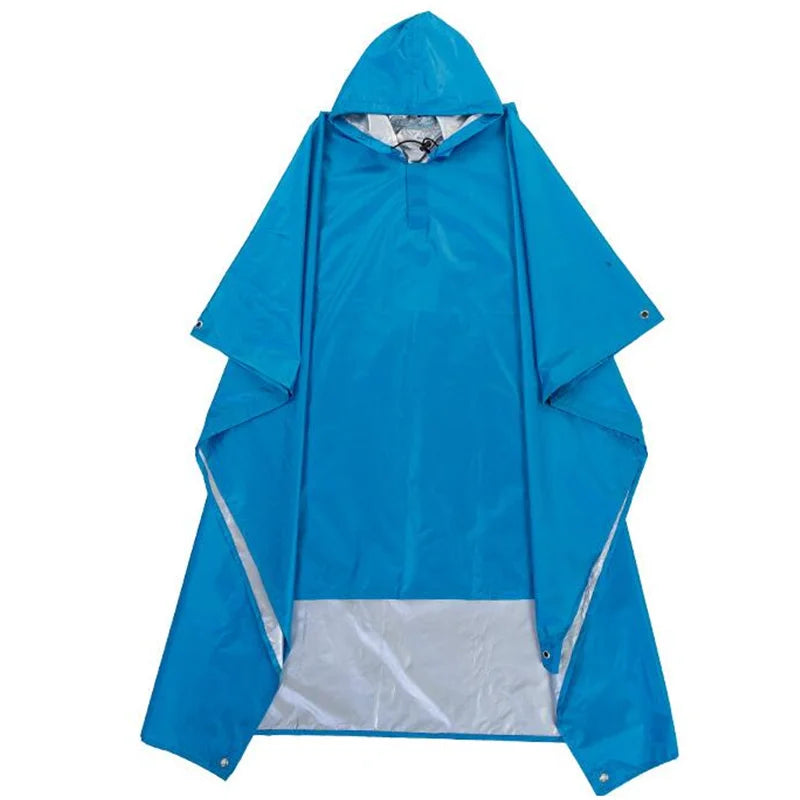 Adult 3 in 1 Waterproof Long Raincoat Rain Coat Jacket Co