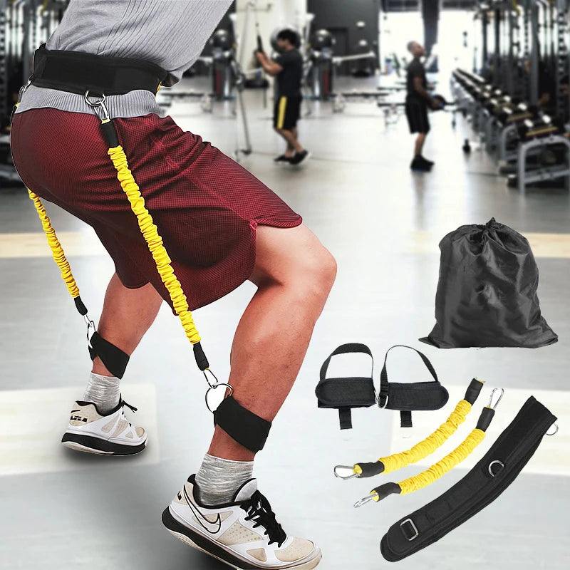 Resistance Band for Leg and Hip Training, Adjustable Strap System 