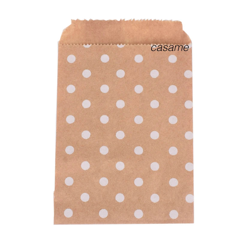 Mixed Style Kraft Paper Bags Craft Decoration Packaging Bag 