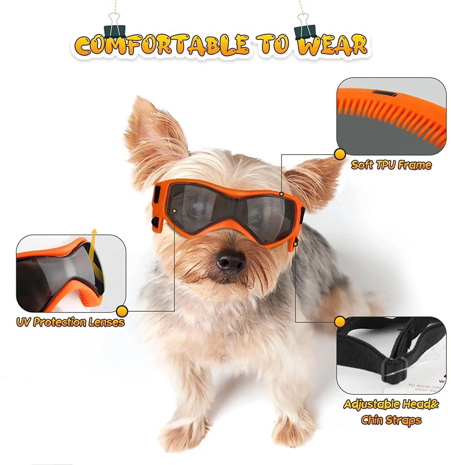 Pet UV Protection Sunglasses Outdoor Dog Accessories 