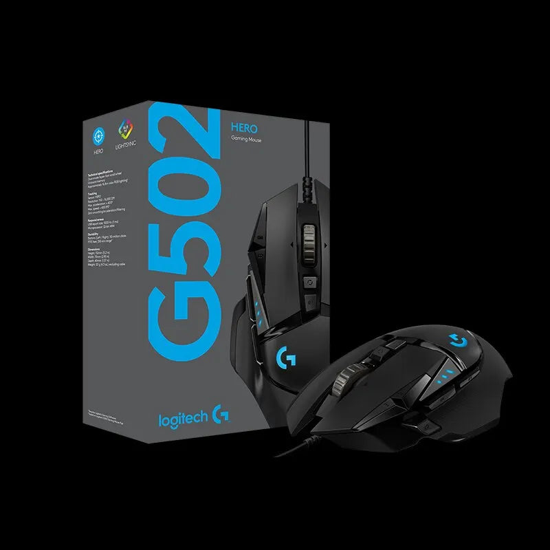 Logitech G502hero Master con cable, ratón para juegos, 502, maquinaria para dep