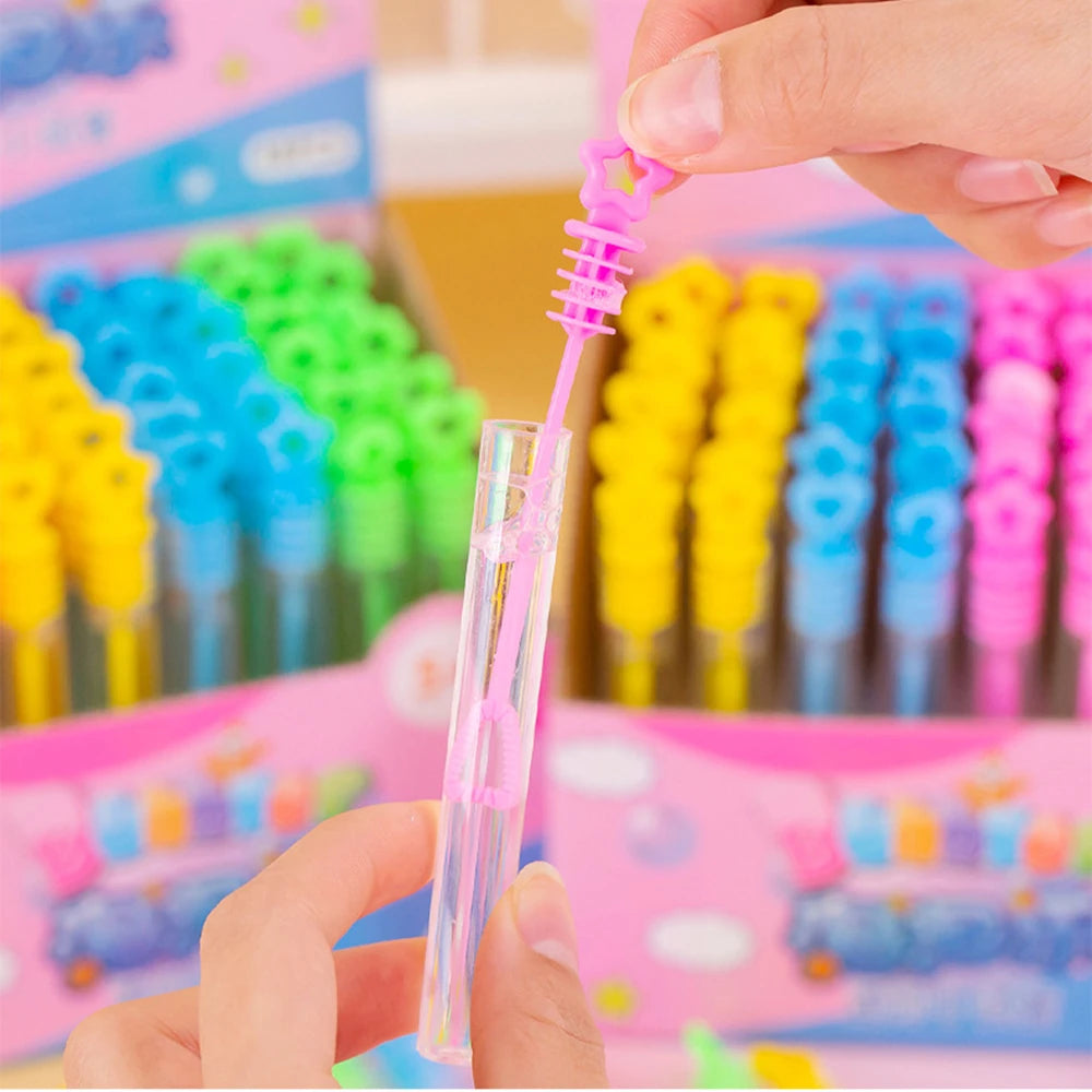 Mini juguete de tubo vacío de burbujas para niños, recuerdos de fiesta de cump