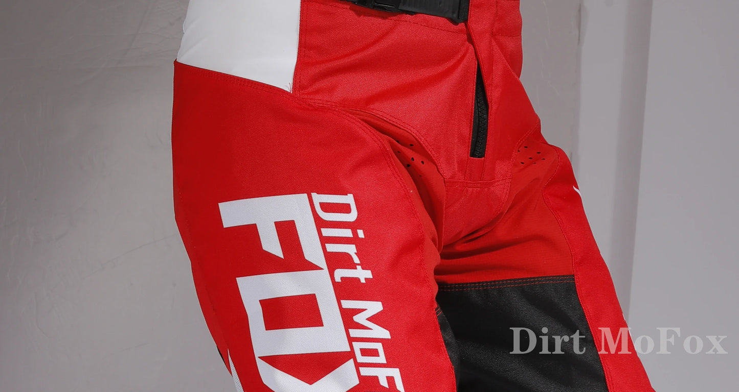 Dirt MoFox Motocross Racing Clothing Set Motorcycle Jersey and Pants 