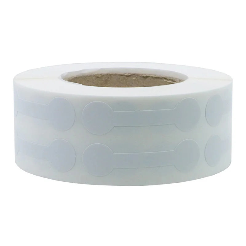Rollo de etiquetas autoadhesivas para joyería, 500 piezas, para collar, pendien