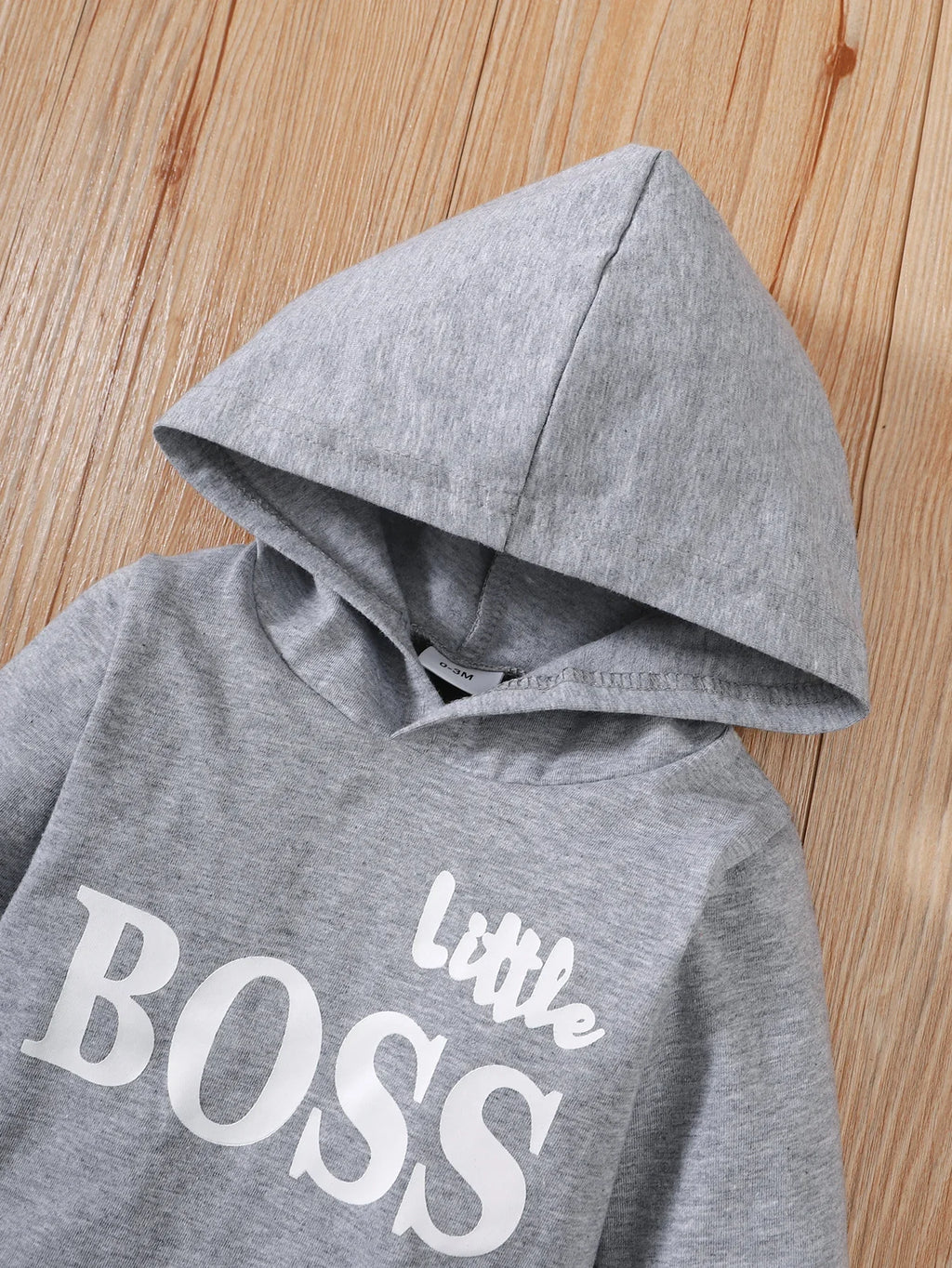 Sudadera con capucha de algodón de manga larga para bebé, ropa de moda para re